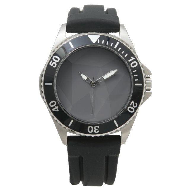 Cool, modern, elegant, trendy trapezoid shapes watch (Front)