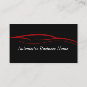 Cool Modern Minimalist Automotive Business Card