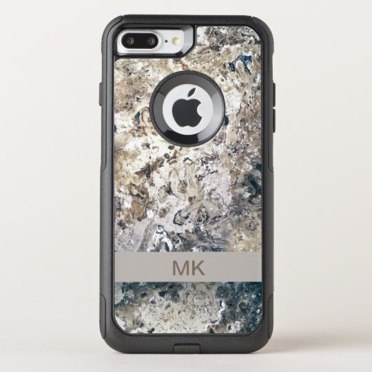 Cool Modern Monogram Style OtterBox Commuter iPhone 8 Plus/7 Plus Case