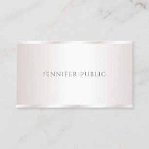Cool Modern Professional Design Elegant Glamour Business Card