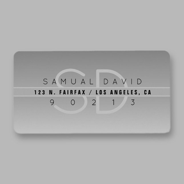 Cool Modern Return Address Label (Creator Uploaded)