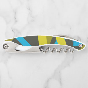 Cool, modern, trendy geometric ways flowing corkscrew
