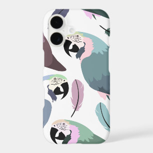 Cool Modern Tropical Parrots Pattern