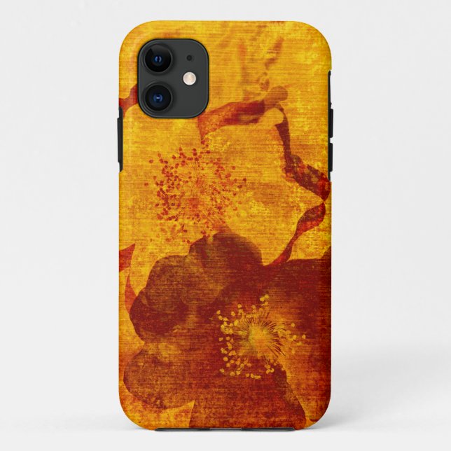 Cool modern unique floral asian pattern design Case-Mate iPhone case (Back)