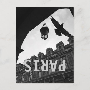 Cool Modern Unique Freedom Paris Art Postcard
