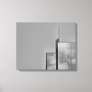 Cool, modern, urban architecture photo canvas print