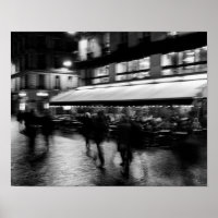 Cool, modern, urban blurry Paris