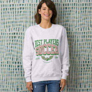 Cool modern vintage New jersey Soccer player Sweatshirt