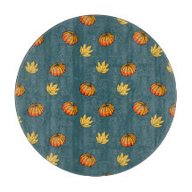 cool modern yellow pumpkin pattern lovers word art