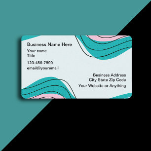 Cool Moderne Abstrait Creative Cartes de visite