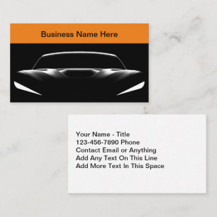 Cool Moderne Automotive Cartes de visite voiture