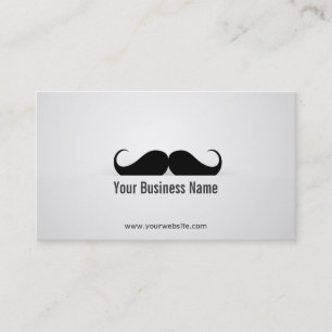 Cool moderne Carte de visite de moustache
