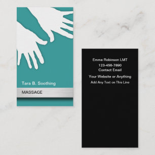 Cool Moderne Massage Cartes de visite