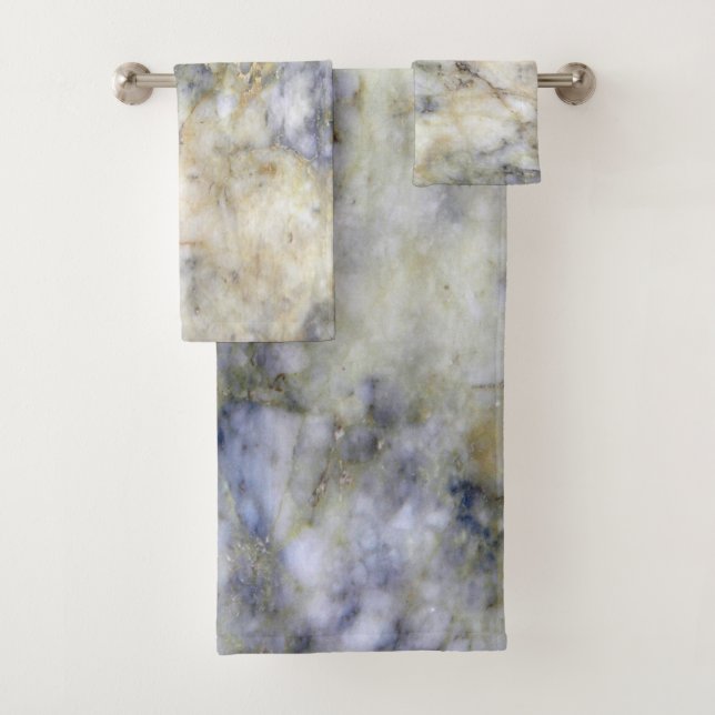 Cool moderne tendance bleu marbre Motif en pierre (En situation)