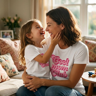 Cool Mom Club Shirt Trendy Mom T-Shirt Cute Mom 
