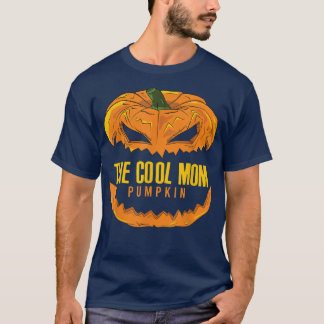 Cool Mom Pumpkin Matching Family Group Halloween P T-Shirt