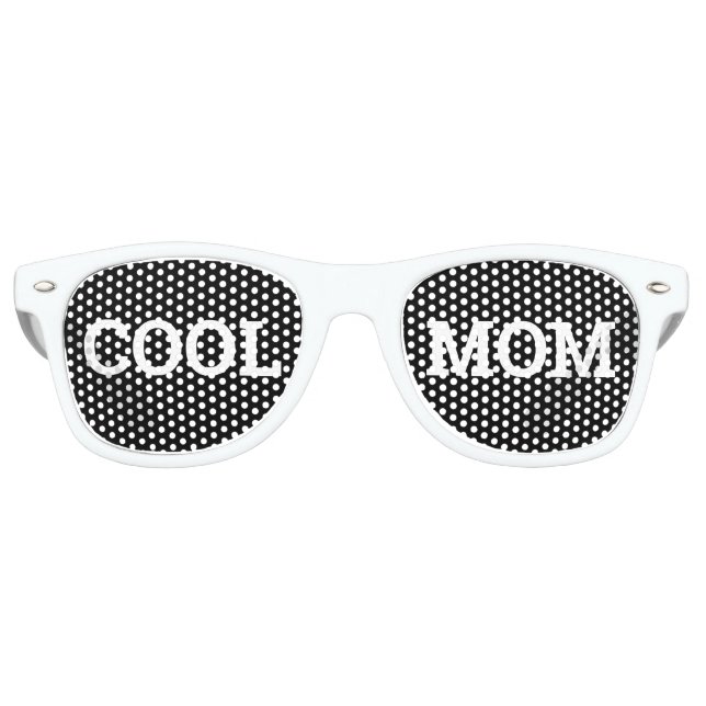 COOL MOM retro Shades / Fun Party Sunglasses (Front)