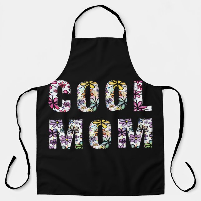 COOL MOM, THE COOLEST MOM APRON (Front)