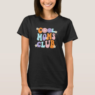 Cool Moms Club Retro Colorful 60s 70s Hippie Groov T-Shirt