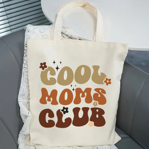 Cool Moms Club Retro Tote Bag, Best Mom Ever Bag
