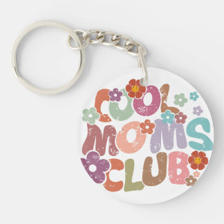Cool Moms Club T-shirt Keychain