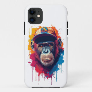 Cool Monkey Hat Mobile Case