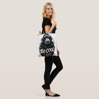 Cool Monkey with Sunglasses T-Shirt | Too Cool To Tote Bag