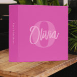 Cool Monochrome Pink Trendy Script Monogram Binder<br><div class="desc">Elevate your organization game with our Cool Monochrome Pink Trendy Script Monogram 3-ring binder – a stylish and personalized solution for your documents and notes. This binder is not your ordinary office accessory; it's a chic statement piece designed for the modern woman. The cool monochrome pink cover, featuring a trendy...</div>