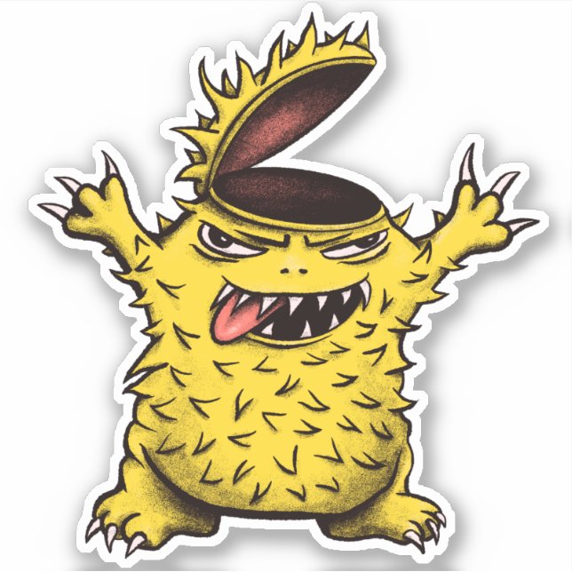 Cool Monster Crazy Brainless Character (Front)