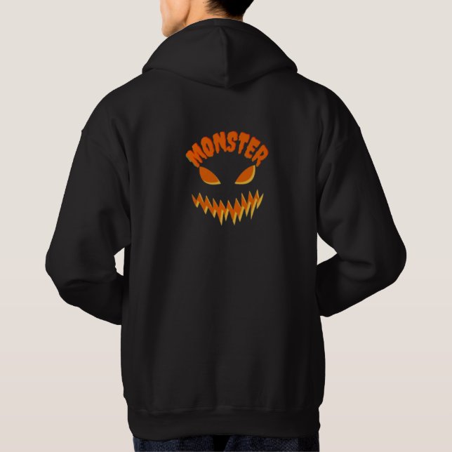 Cool Monster Crew Hoodie Design (Back)