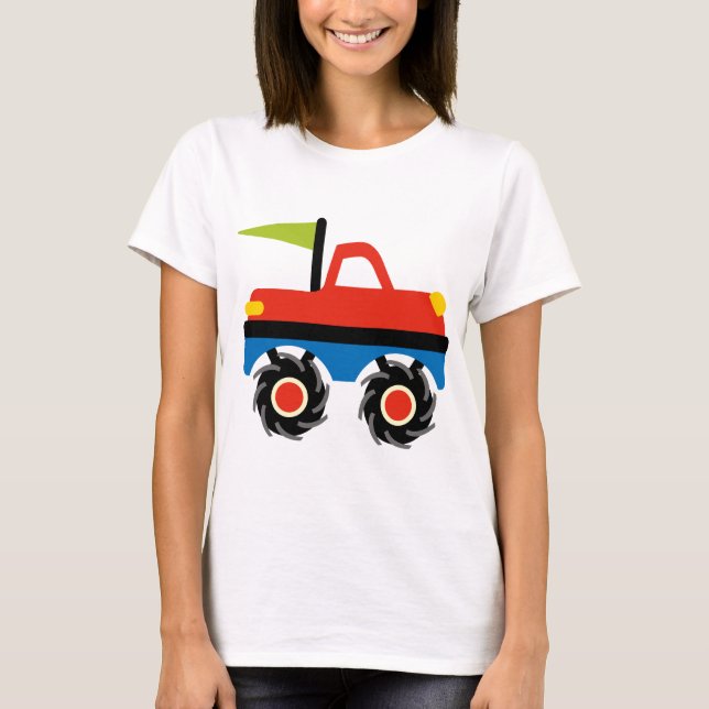 Cool Monster Truck Tshirts Kids Adults Sizes (Front)