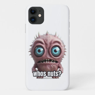 Cool monster with funny text quote design iPhone 11 case