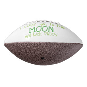 Cool Moon and Back Dad Football Personalize