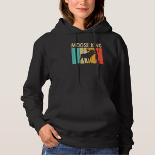 Cool Moose For Men Dad Moose Alaska Moose Elk Hunt Hoodie