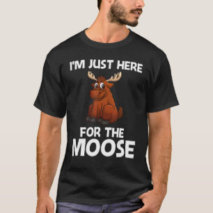 Cool Moose For Men Women Deer Alaska Moose  Reinde T-Shirt