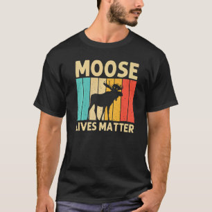 Cool Moose For Men Women Moose Alaska Moose Elk Hu T-Shirt