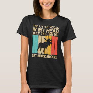 Cool Moose For Men Women Moose Alaska Moose Elk Hu T-Shirt