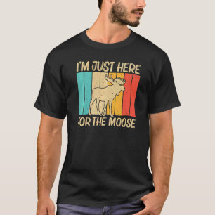 Cool Moose For Men Women Moose Deer Bull Elk T-Shirt