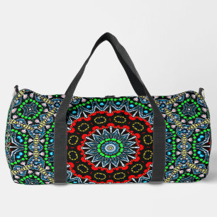 Cool Moroccan Themed Mandala Pattern Duffle Bag