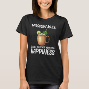 Cool Moscow Mule For Men Women Mug Vodka Cocktail T-Shirt