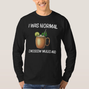 Cool Moscow Mule For Men Women Mug Vodka Cocktail T-Shirt