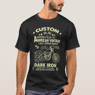 Cool Motorcycle Co 1967 Birthday American Vintage  T-Shirt