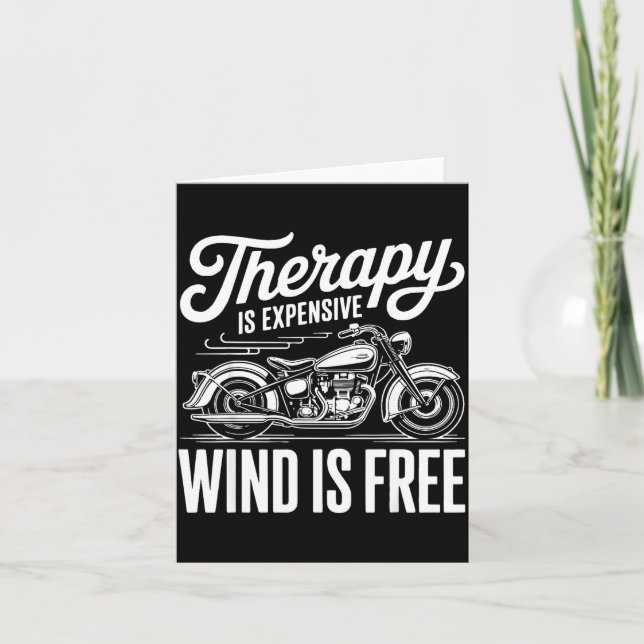 Cool Motorcycle Men Biker Rider Motor Cycle Lovers Card (Front)