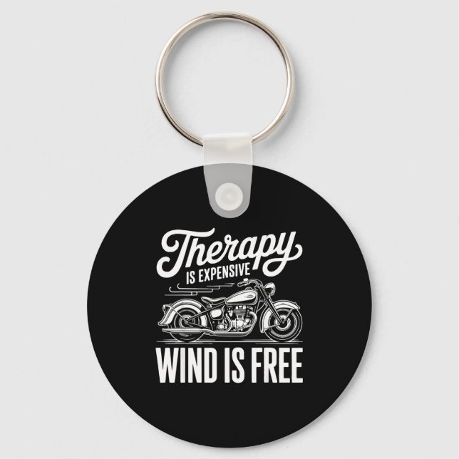 Cool Motorcycle Men Biker Rider Motor Cycle Lovers Keychain (Front)