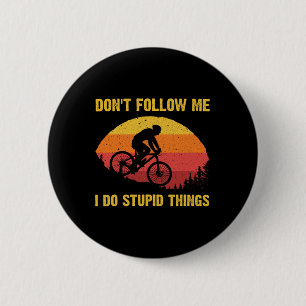 Cool Mountain Biking For Men Women Biker Mtb Bicyc 2 Inch Round Button