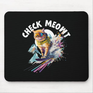 Cool Mountain Skier Snowboard For Men Women Kids S Mouse Pad