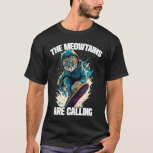 Cool Mountain Skier Snowboard For Men Women Kids S T-Shirt