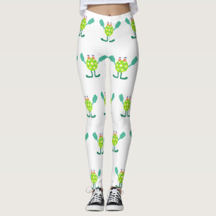 Cool Mr. Pickle-ball Pattern Leggings