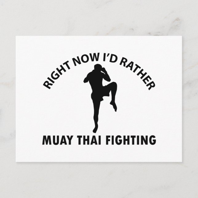 cool Muay thai  designs Postcard (Front)