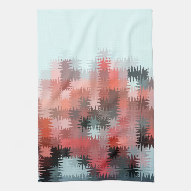 Cool Multi-Colour Pattern Kitchen Towel (Vertical)